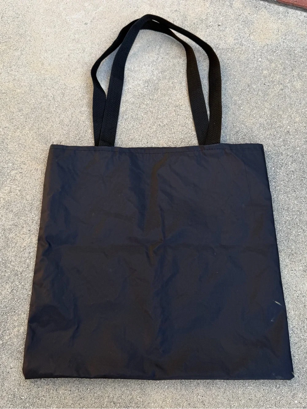 Emily’s List Black Nylon Reusable Women's Tote 14x14